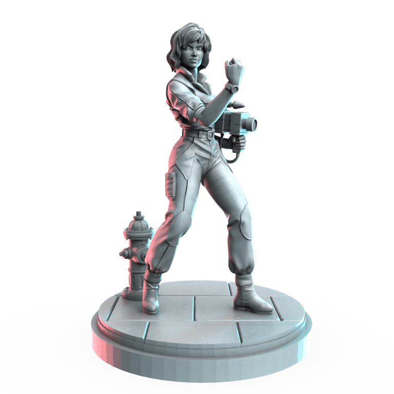 Yellow Jumpsuit Lady | Heroes | Sci-Fi Miniature | C27 Studio