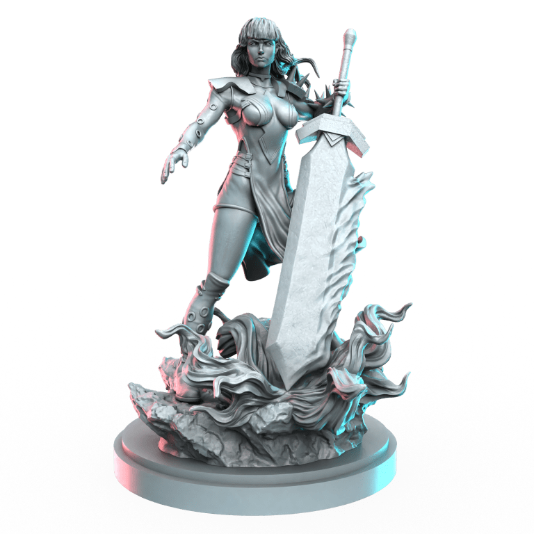 Fire Limbo Queen | Heroes | Sci-Fi Miniature | C27 Studio