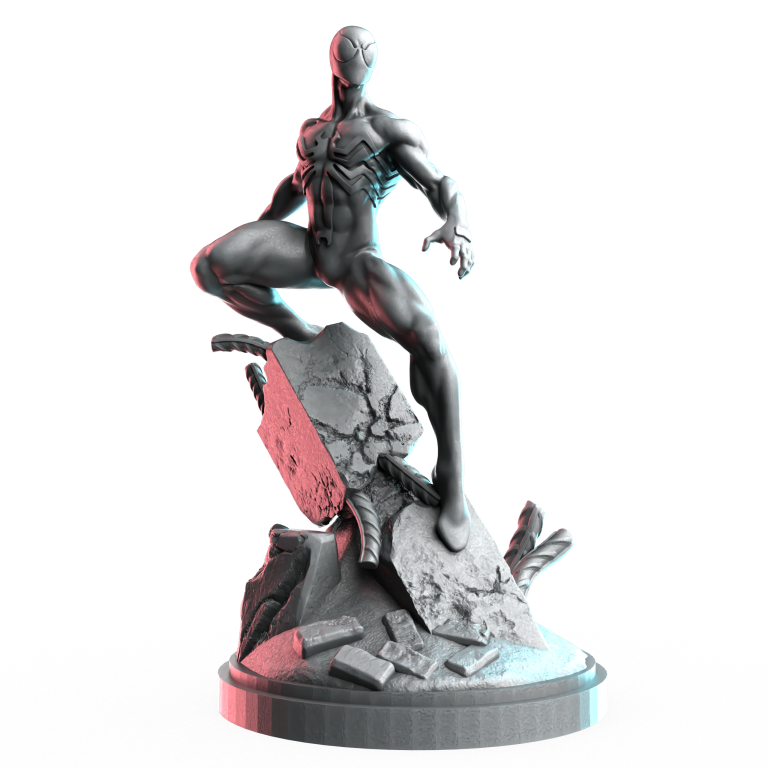 Monochrome Spider | Heroes | Sci-Fi Miniature | C27 Studio