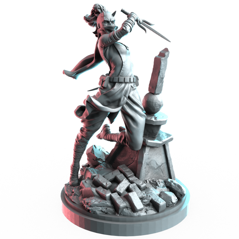 Woman Without Fear | Heroes | Sci-Fi Miniature | C27 Studio