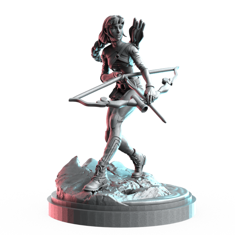 Young Trickshot | Heroes | Sci-Fi Miniature | C27 Studio