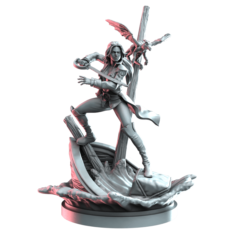 Cap N’ Kitty | Heroes | Sci-Fi Miniature | C27 Studio