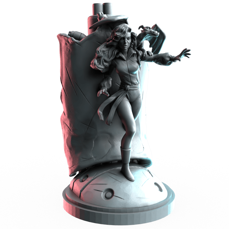 Phase Kitten | Heroes | Sci-Fi Miniature | C27 Studio