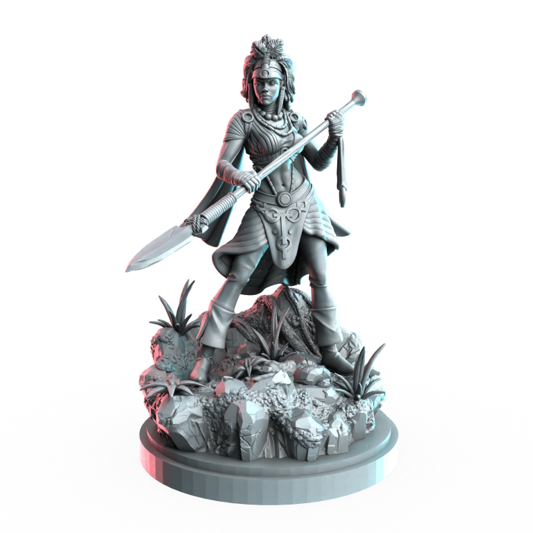 Vibranium Princess | Heroes | Sci-Fi Miniature | C27 Studio