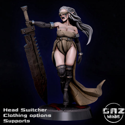 The Repented, 28/32mm resin fantasy miniature, unpainted