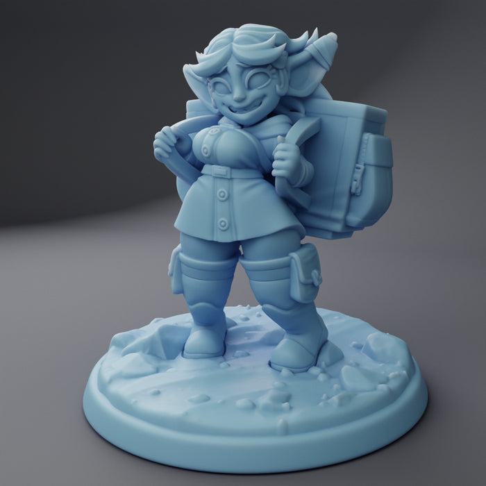 Bobbie the Goblin Merchant | Goblin Party | Fantasy Miniature | Twin Goddess Miniatures