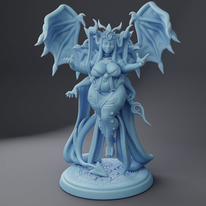 Winged Succubus (75mm) | Lv 99 Boss Monsters | Fantasy Miniature | Twin Goddess Miniatures