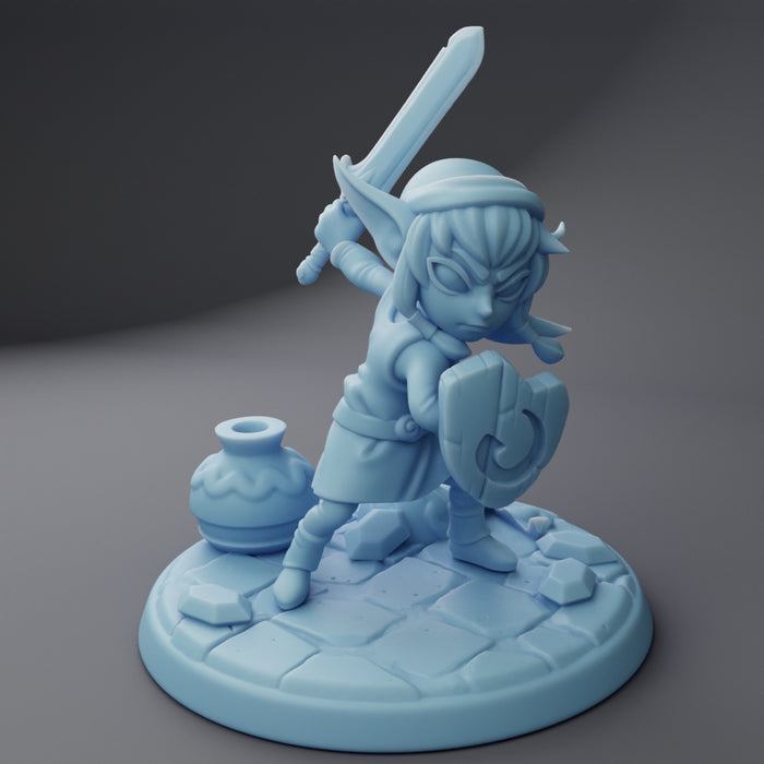 Plinkle Goblin Warrior | Goblin Party | Fantasy Miniature | Twin Goddess Miniatures