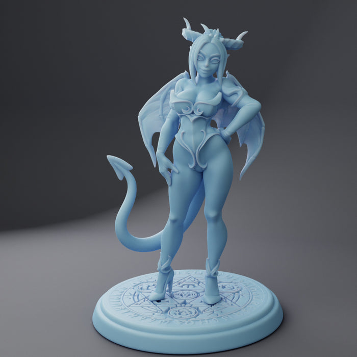 Stacy the Succubus | Lv 99 Boss Monsters | Fantasy Miniature | Twin Goddess Miniatures