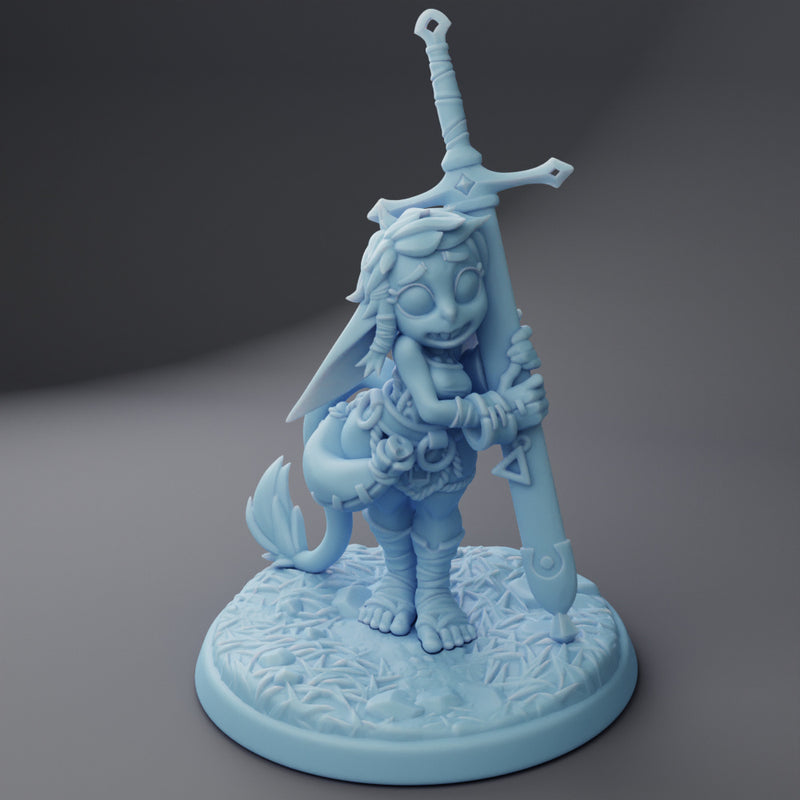 Goblin Squire A | Friday Night Tavern | Fantasy Miniature | Twin Goddess Miniatures
