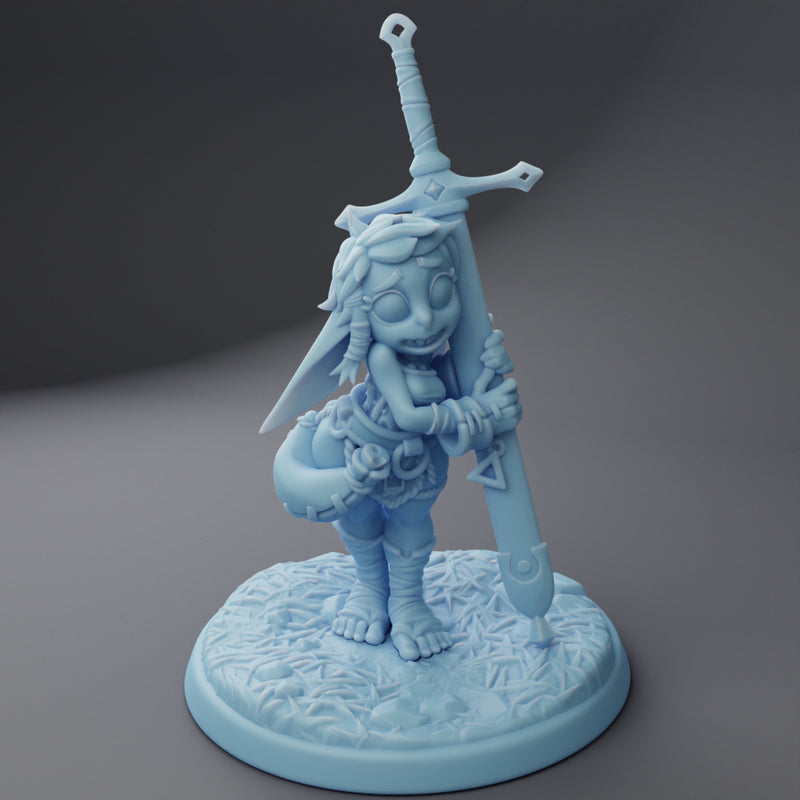 Goblin Squire B | Friday Night Tavern | Fantasy Miniature | Twin Goddess Miniatures