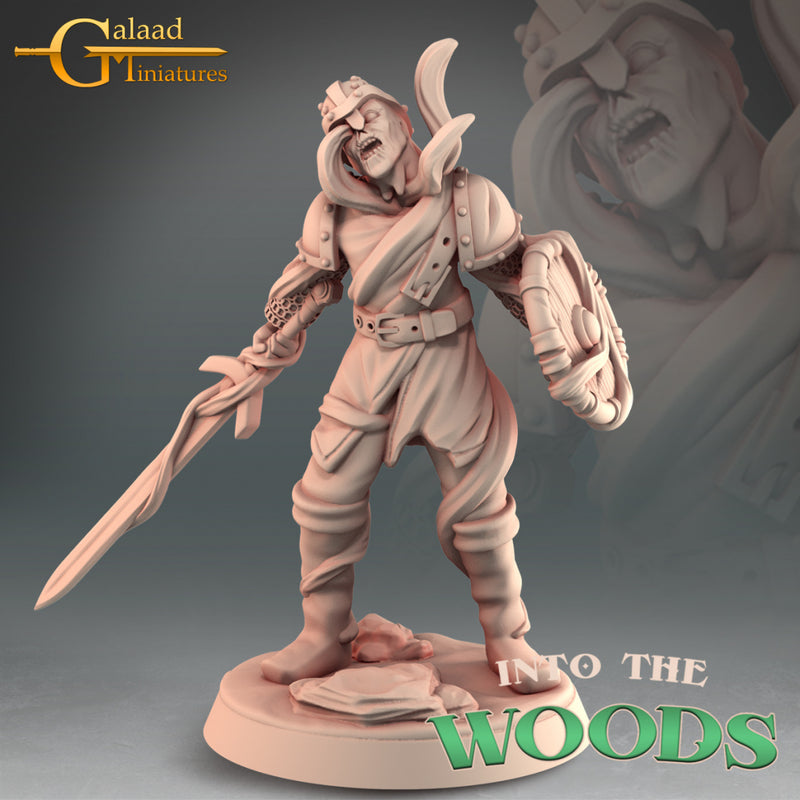 Zombie Miniatures | Into the Woods | Fantasy Miniature | Galaad Miniatures
