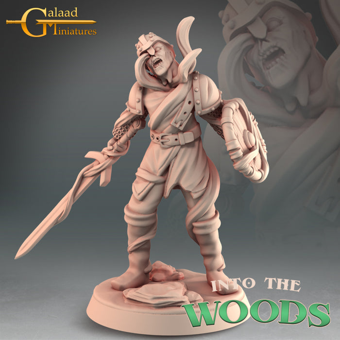 Zombie A | Into the Woods | Fantasy Miniature | Galaad Miniatures