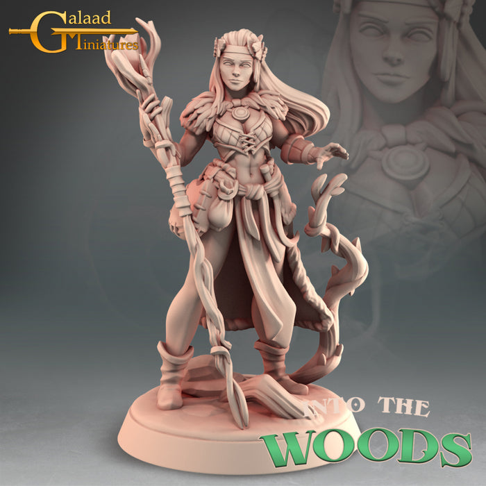 Druid Hero | Into the Woods | Fantasy Miniature | Galaad Miniatures