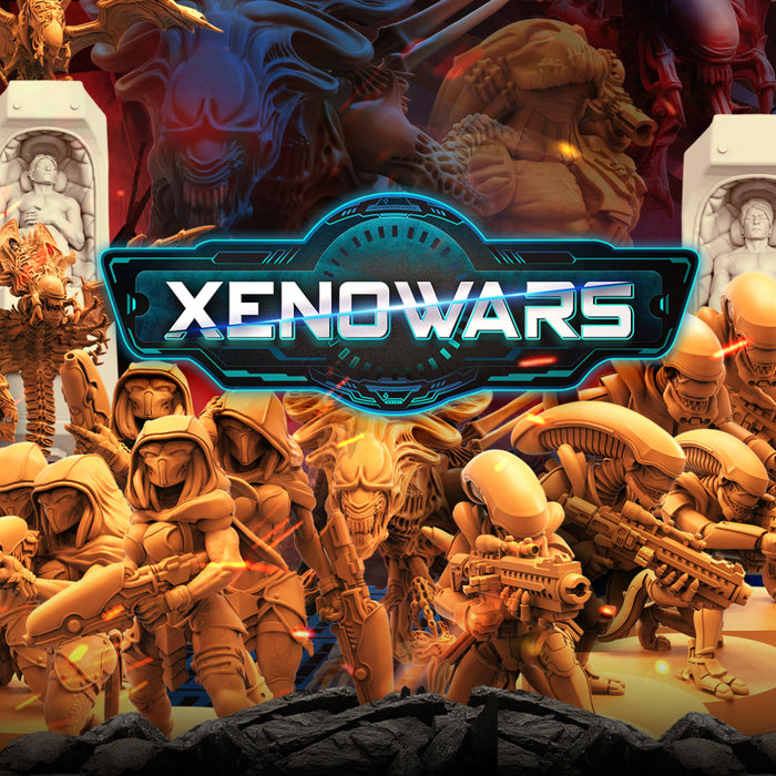 Xeno Wars Miniatures (Full Set) | Sci-Fi Miniature | Papsikels