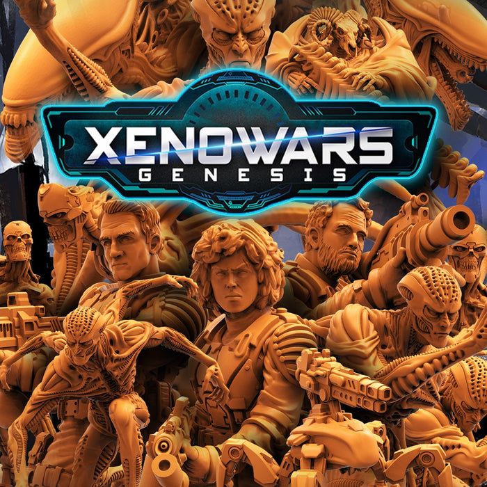 Xeno Wars Genesis Miniatures (Full Set) | Sci-Fi Miniature | Papsikels