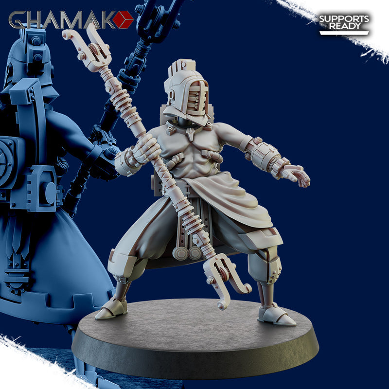 Olympus Devotee E | Mech Adepts | Grimdark Proxy Miniature | Ghamak