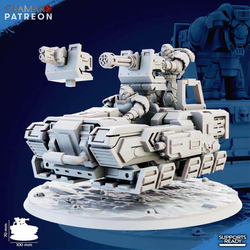 Explorer ATV | Brotherhood | Grimdark Proxy Miniature | Ghamak