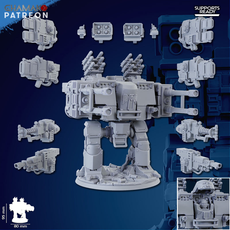 Firestorm Sarcophagus | Brotherhood | Grimdark Proxy Miniature | Ghamak