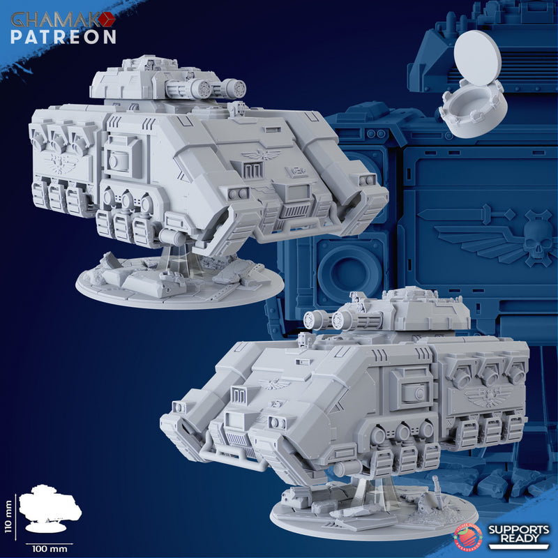 Achilles Battle Tank | Brotherhood | Grimdark Proxy Miniature | Ghamak