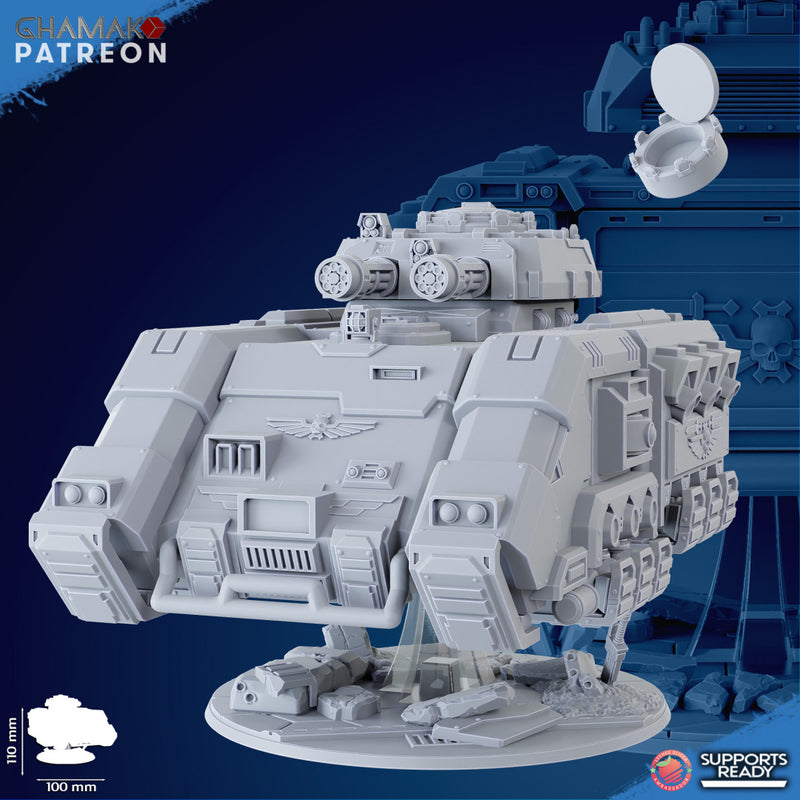 Achilles Battle Tank | Brotherhood | Grimdark Proxy Miniature | Ghamak