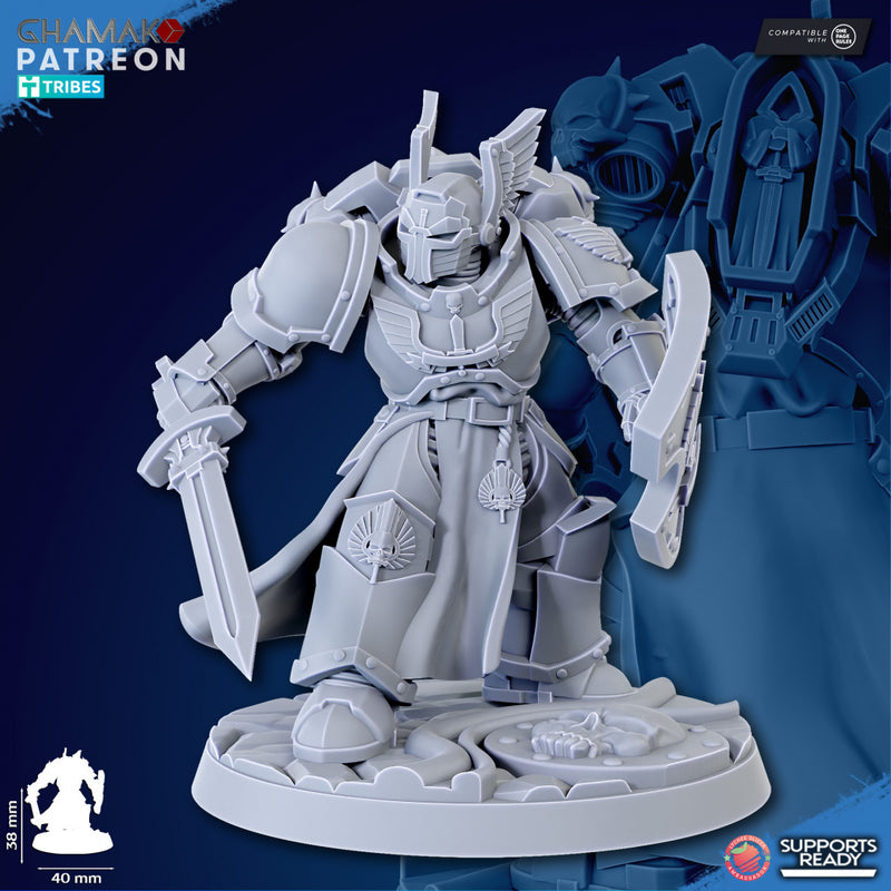 Vengeful Sword C | Loyal Brotherhood | Grimdark Proxy Miniature | Ghamak