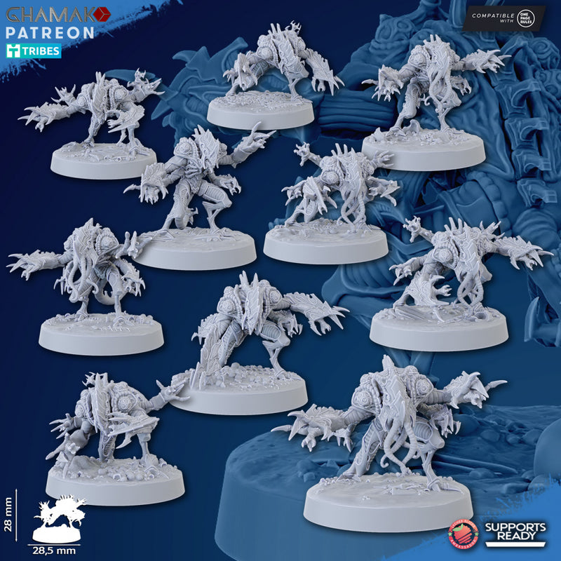 Genextractor Miniatures | Xeno Bugs | Grimdark Proxy Miniature | Ghamak