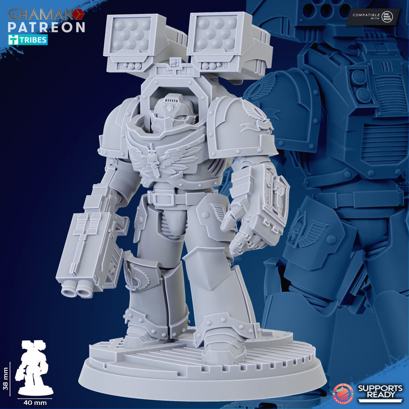 Angel of Death E | Loyal Brotherhood | Grimdark Proxy Miniature | Ghamak