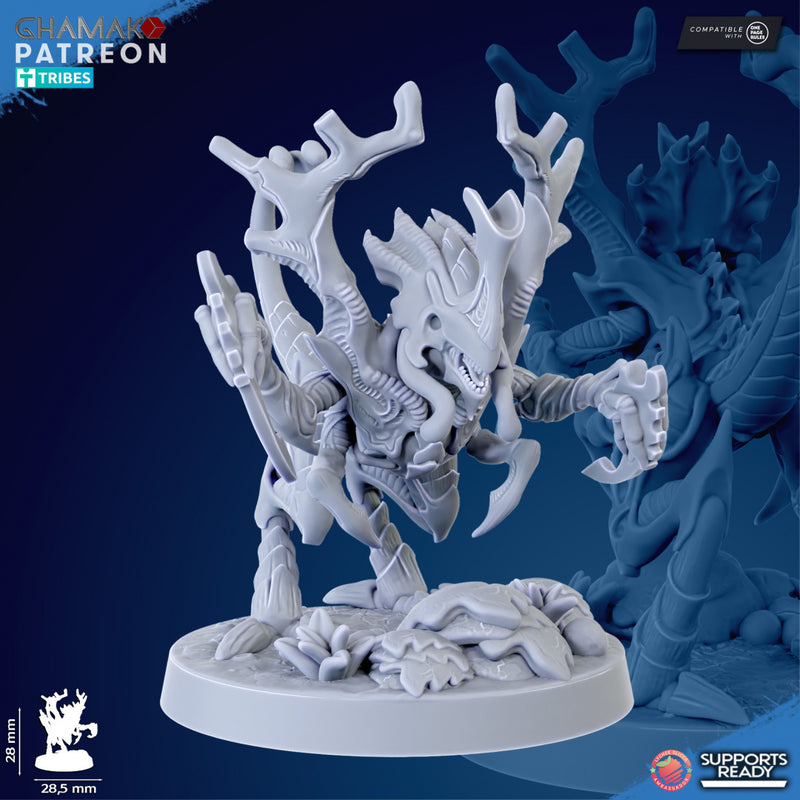 Swarm Neurolings Miniatures | Xeno Bugs | Grimdark Proxy Miniature | Ghamak