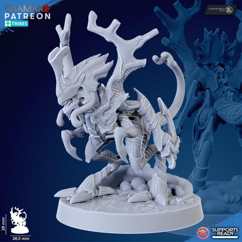 Swarm Neurolings Miniatures | Xeno Bugs | Grimdark Proxy Miniature | Ghamak