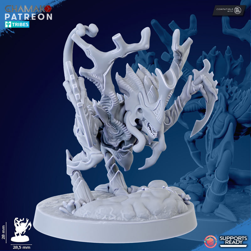 Swarm Neurolings Miniatures | Xeno Bugs | Grimdark Proxy Miniature | Ghamak