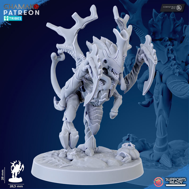 Swarm Neurolings Miniatures | Xeno Bugs | Grimdark Proxy Miniature | Ghamak