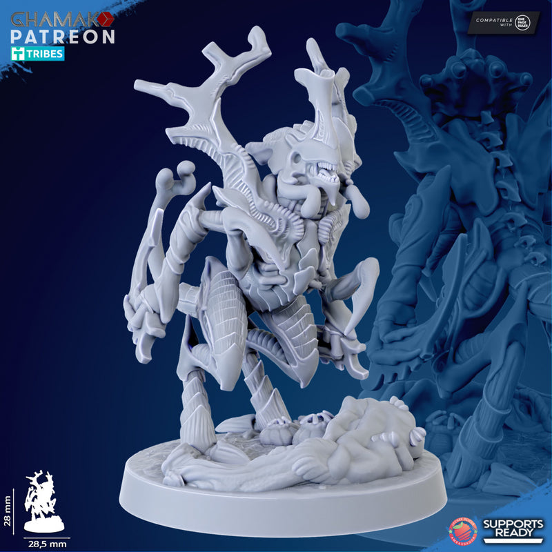 Swarm Neurolings Miniatures | Xeno Bugs | Grimdark Proxy Miniature | Ghamak