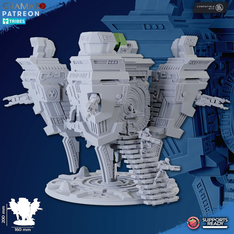 Void Stone B | Necrobots | Grimdark Proxy Miniature | Ghamak