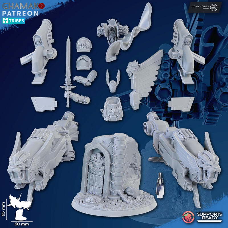 Nathaniel | Loyal Brotherhood | Grimdark Proxy Miniature | Ghamak