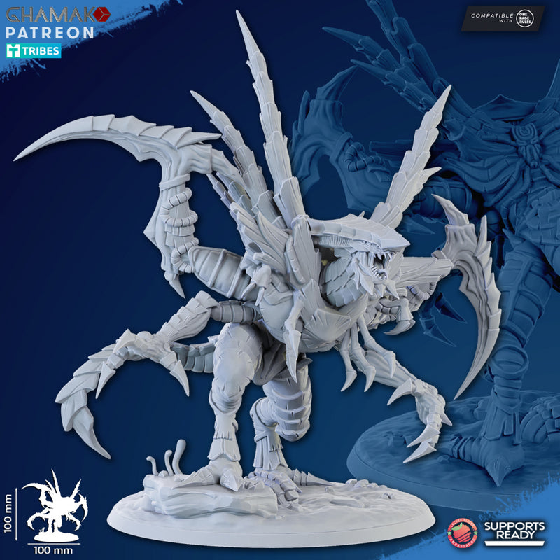 Stalking Envoy | Xeno Bugs | Grimdark Proxy Miniature | Ghamak