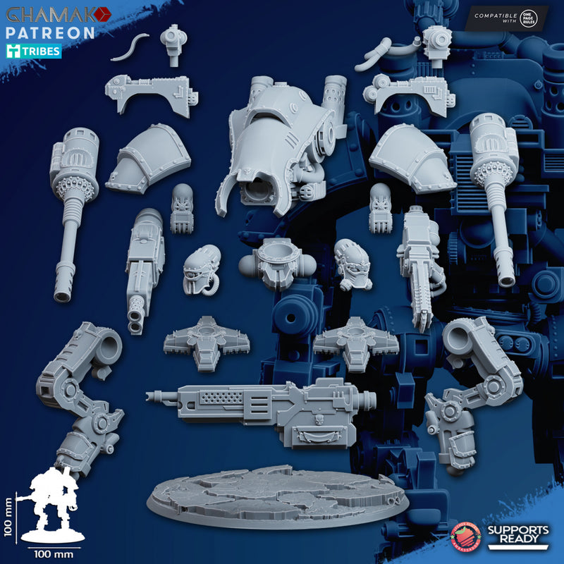 Titan Bellatorius | First Born | Grimdark Proxy Miniature | Ghamak