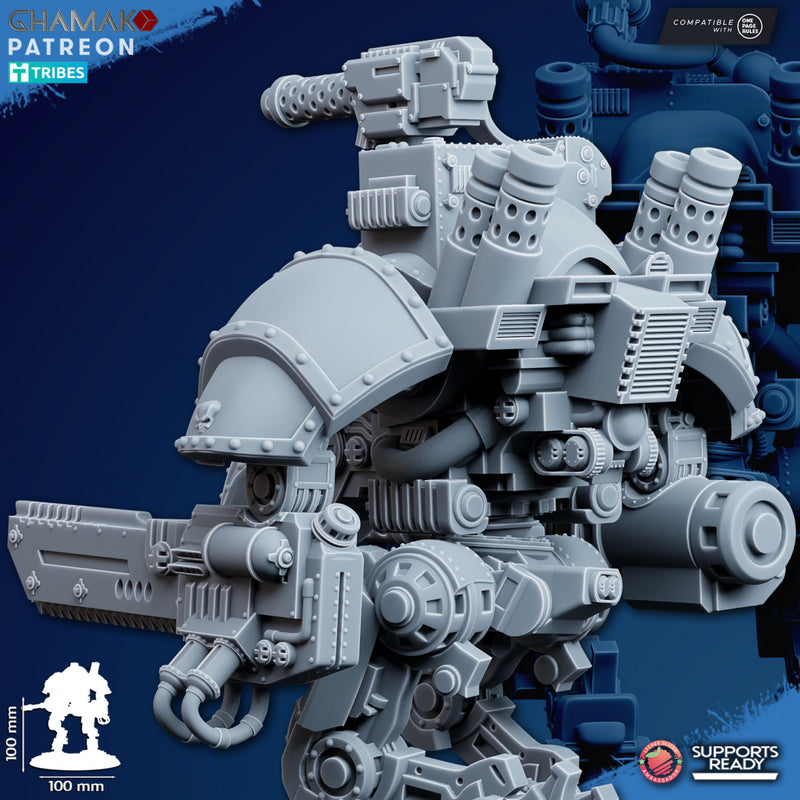 Titan Bellatorius | First Born | Grimdark Proxy Miniature | Ghamak