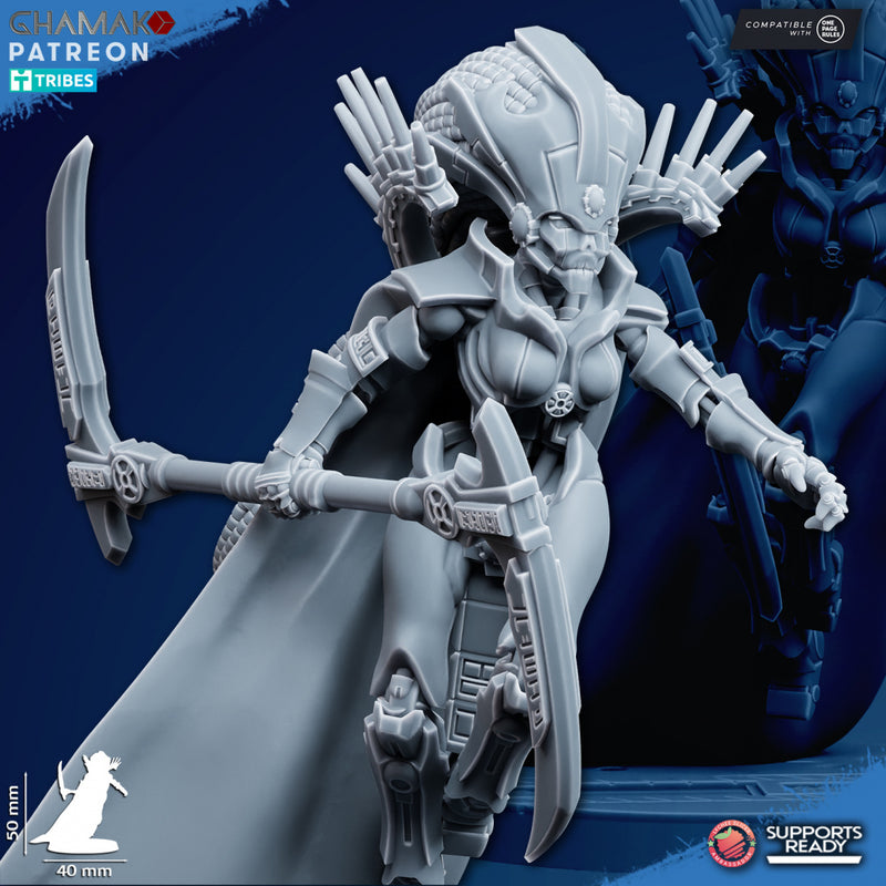 Undying | Necrobots | Grimdark Proxy Miniature | Ghamak