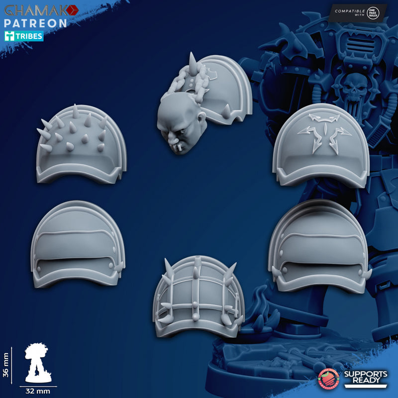 Traitor Militum Miniatures | Chaotic Brotherhood | Grimdark Proxy Miniature | Ghamak