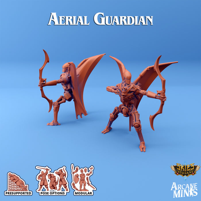 Aerial Guardian A | Skies of Sordane | Fantasy Miniature | Arcane Minis