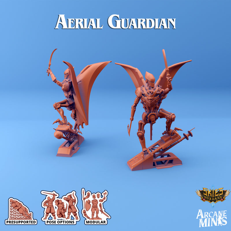 Aerial Guardian B | Skies of Sordane | Fantasy Miniature | Arcane Minis