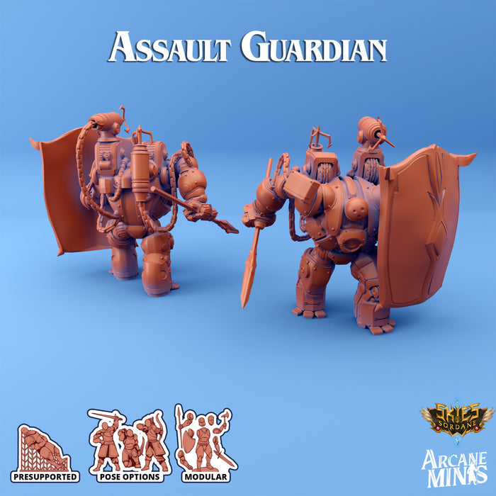 Assault Guardian B | Skies of Sordane | Fantasy Miniature | Arcane Minis