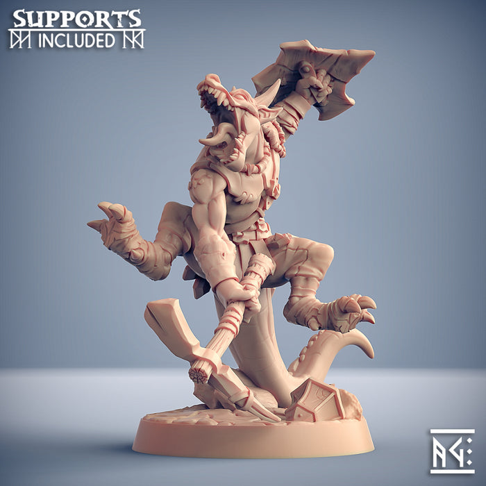 Kobold Miniatures | Plague-Mine Kobold | Fantasy D&D Miniature | Artisan Guild