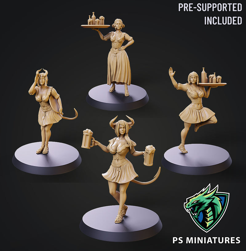 Barmaid Miniatures | Fantasy Miniature | PS Miniatures
