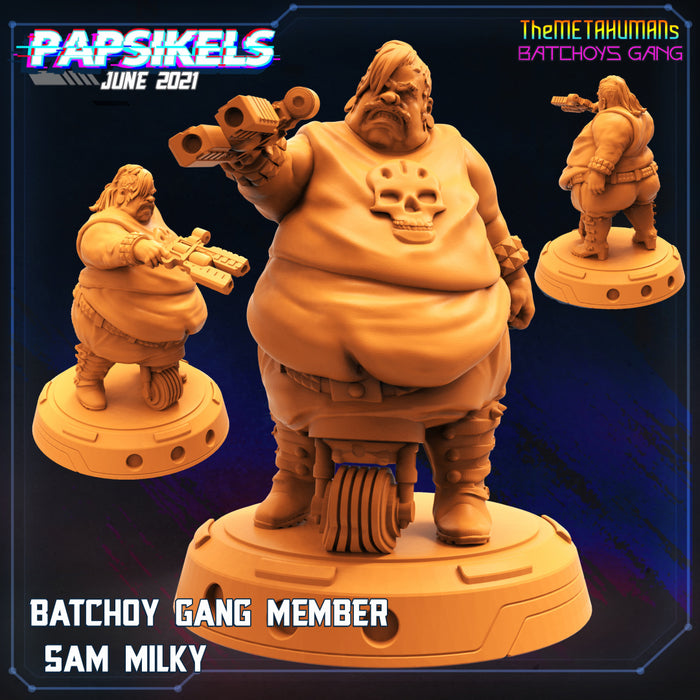 Batchoy Gang Sam Milky | Cyberpunk | Sci-Fi Miniature | Papsikels