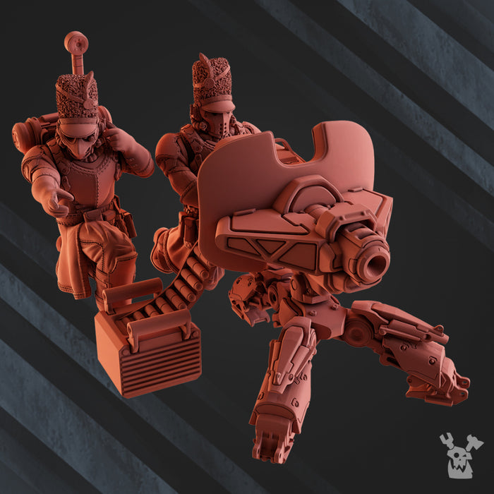 Heavy Weapons Squad (Machine Gun) | Steam Guard | Grimdark Miniature | DakkaDakka