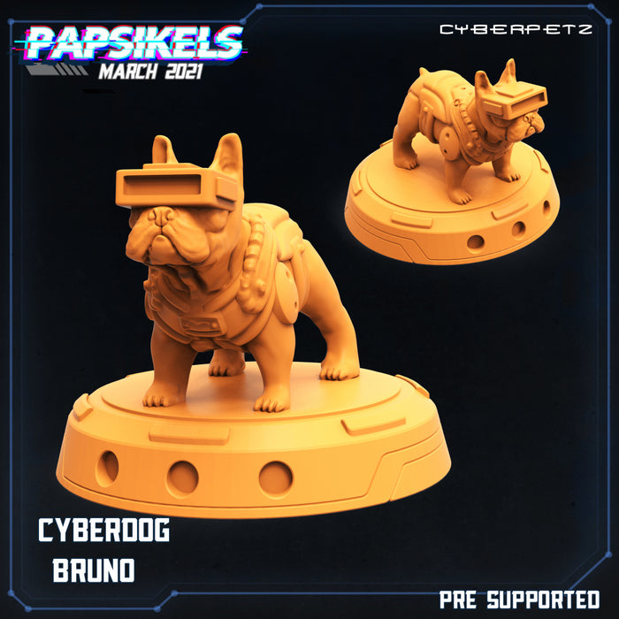 Cyberdog Bruno | Cyberpunk | Sci-Fi Miniature | Papsikels