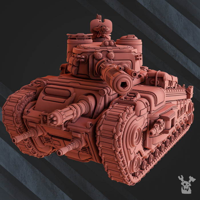 Heavy Battle Tank Yaris | Steam Guard | Grimdark Miniature | DakkaDakka
