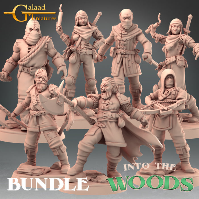 Bandits Miniatures (Full Set) | Fantasy Miniature | Galaad Miniatures